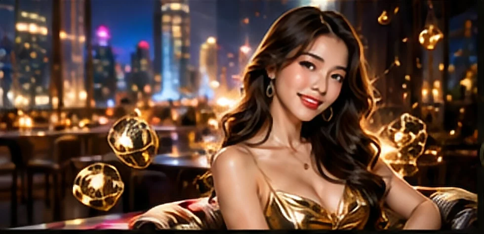 บรรยากาศเลานจ์หรูของ VELVET BONUS ยามค่ำคืน